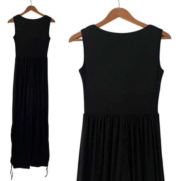 Popilush Shapewear Square Neck Tummy Control Wide Leg Jumpsuit Size M Black NWT - Picture 2 of 8